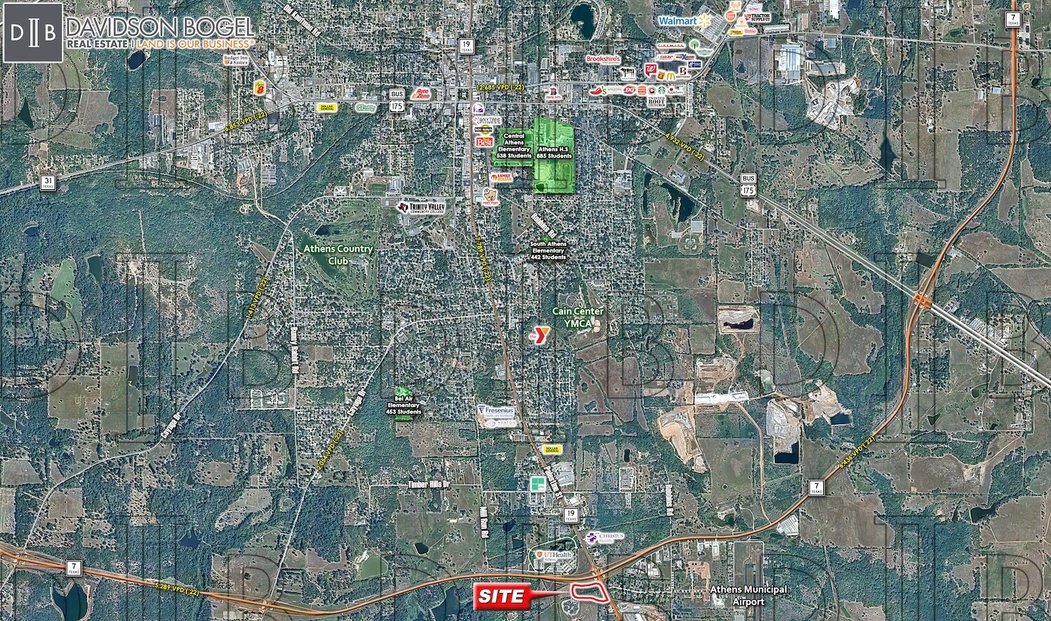 LOOP 7 & S. PALESTINE ST., Athens, TX for sale Primary Photo- Image 1 of 1