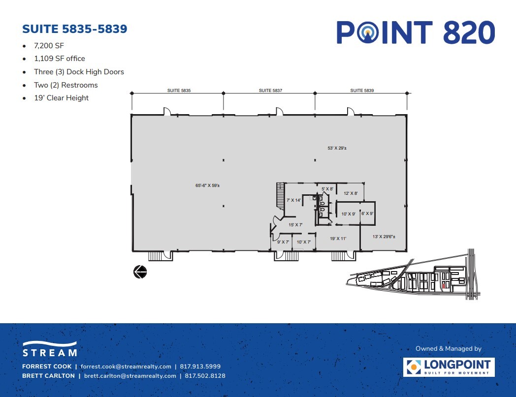 5721 E Rosedale St, Fort Worth, TX for lease Floor Plan- Image 1 of 1