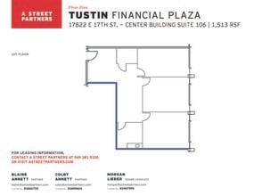 17852 E 17th St, Tustin, CA for lease Floor Plan- Image 1 of 1
