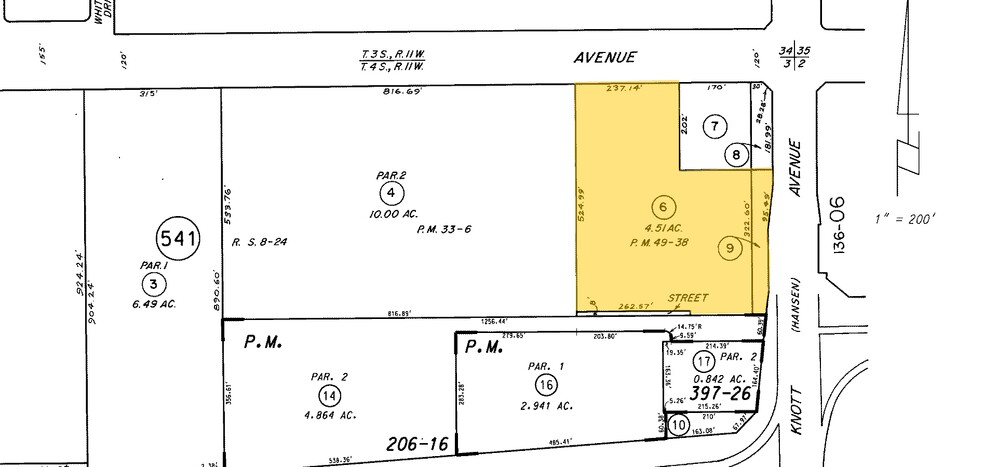 7015 Knott Ave, Buena Park, CA for lease - Plat Map - Image 3 of 3