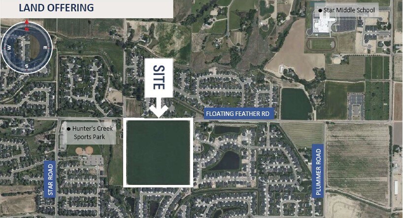Tbd Floating Feather Rd, Star, ID for sale Aerial- Image 1 of 1