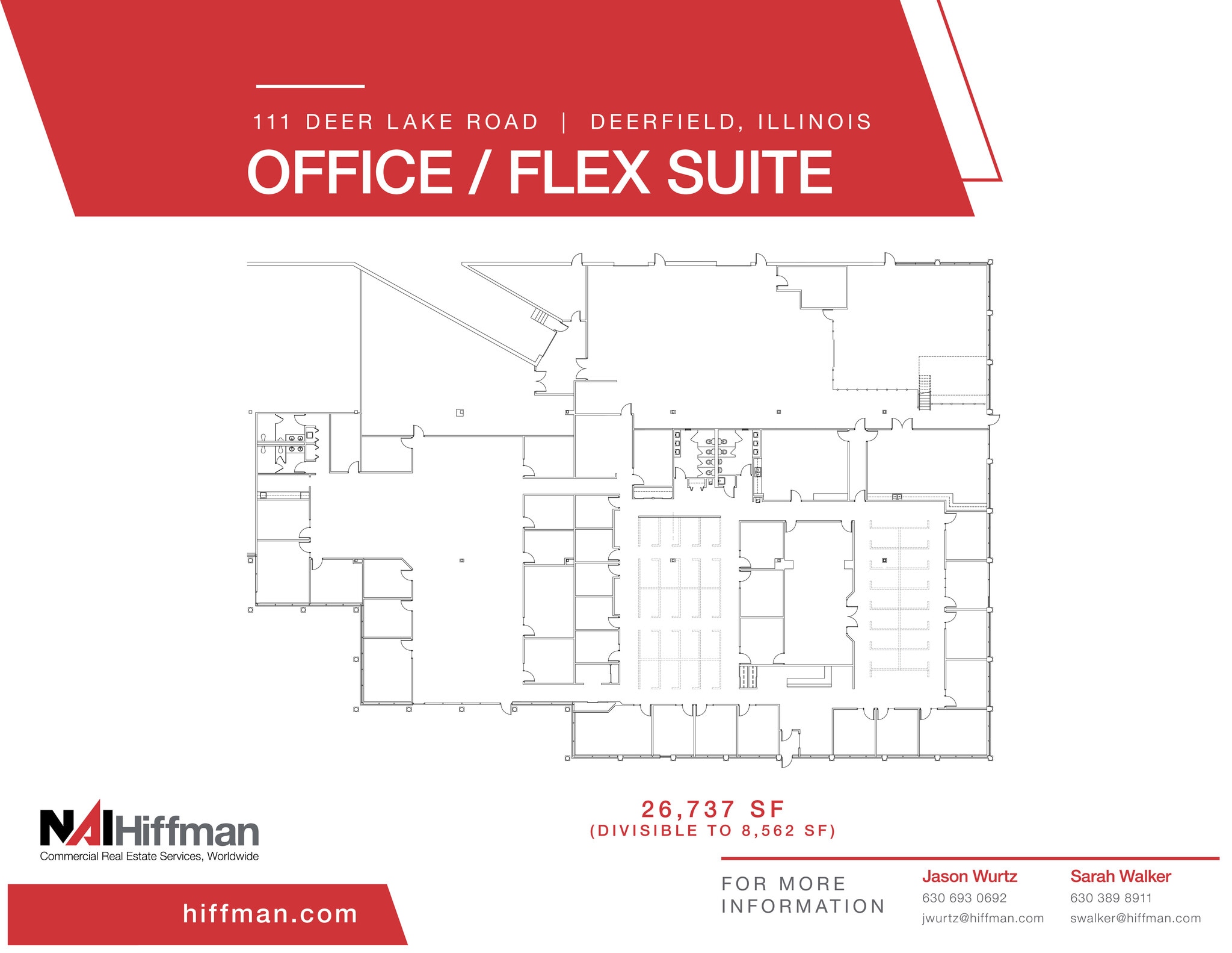 111 Deer Lake Rd, Deerfield, IL for lease Floor Plan- Image 1 of 1