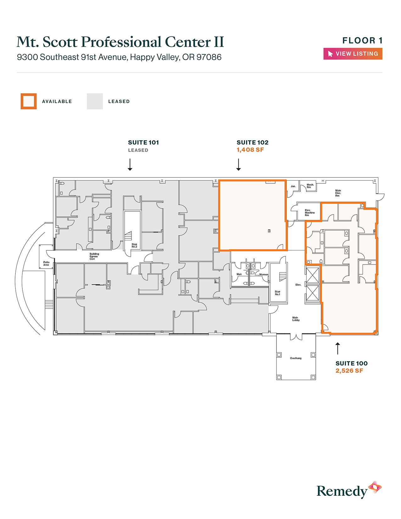9300 SE 91st Ave, Happy Valley, OR for lease Floor Plan- Image 1 of 2