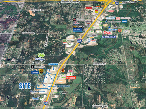 8401 N I 35 Service Rd, Oklahoma City, OK - aerial  map view