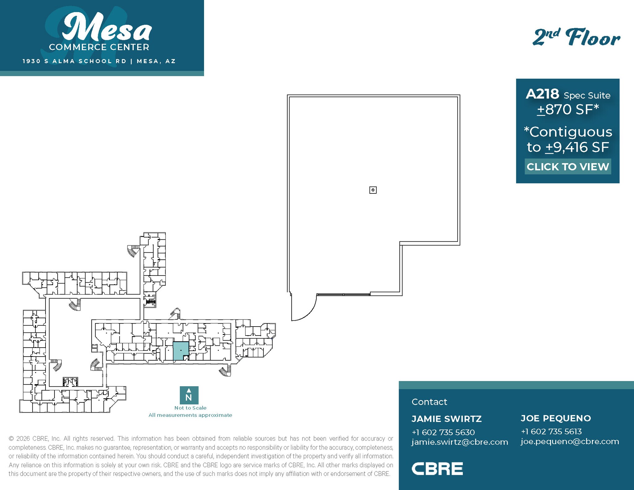 1930 S Alma School Rd, Mesa, AZ for lease Floor Plan- Image 1 of 5