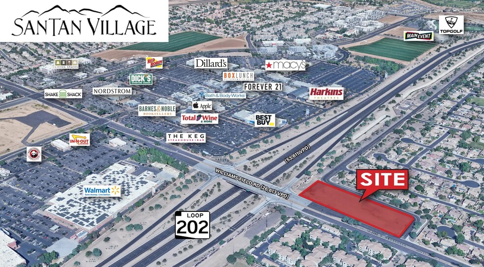 NEC Santan Loop 202 & Williams Field Rd, Gilbert, AZ for sale - Building Photo - Image 2 of 7