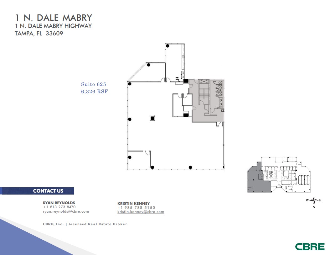 1 North Dale Mabry Hwy, Tampa, FL for lease Floor Plan- Image 1 of 1
