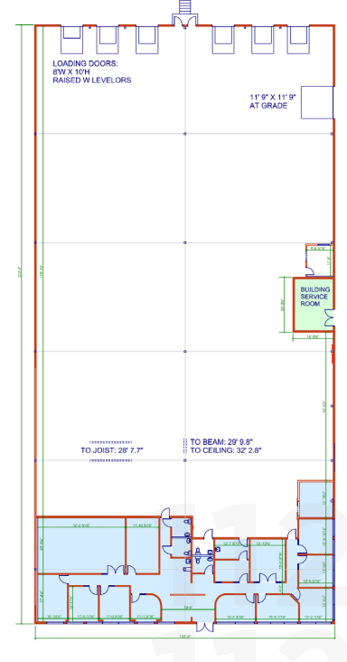 11203-11343 186 St NW, Edmonton, AB for lease Floor Plan- Image 1 of 1