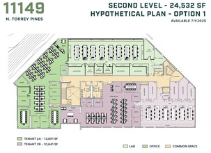 11149 N Torrey Pines Rd, La Jolla, CA for lease Floor Plan- Image 2 of 2