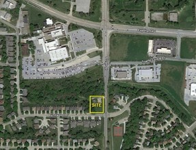 12914 S 25th St, Bellevue, NE - AERIAL  map view