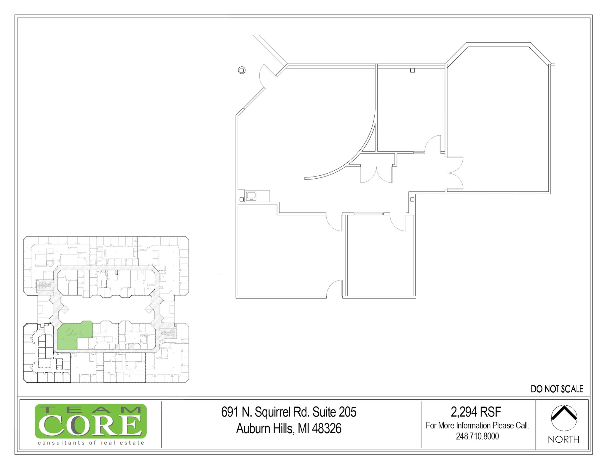 691 N Squirrel Rd, Auburn Hills, MI for lease Floor Plan- Image 1 of 1