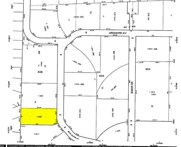 700 Hilltop Dr, Itasca, IL for lease - Plat Map - Image 2 of 3