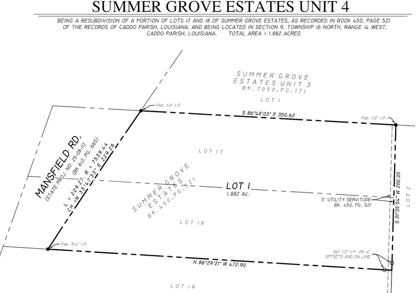 9433 Mansfield Rd, Shreveport, LA for sale - Plat Map - Image 3 of 3