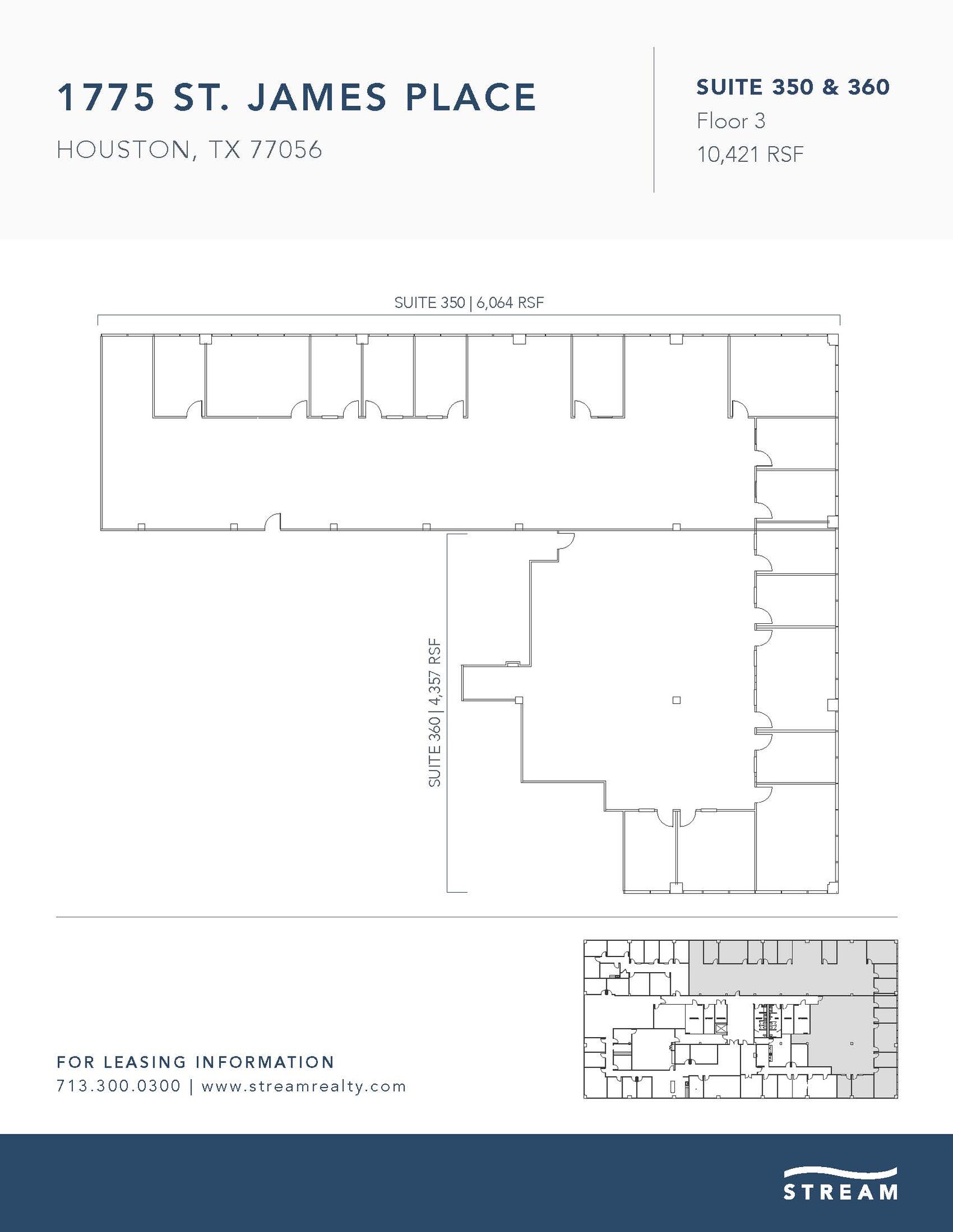 1775 St James Pl, Houston, TX for lease Floor Plan- Image 1 of 1