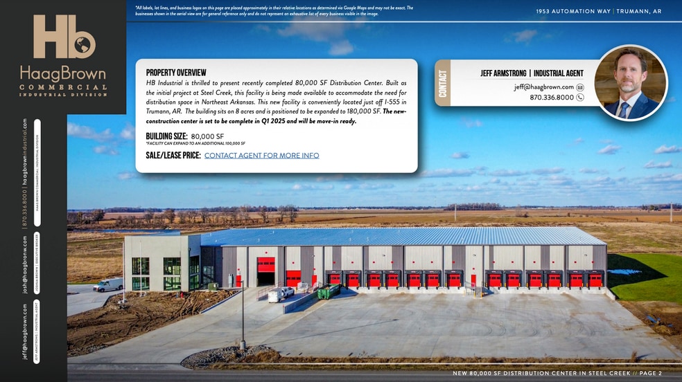 1450 Industrial Drive, Trumann, AR for lease - Building Photo - Image 2 of 9