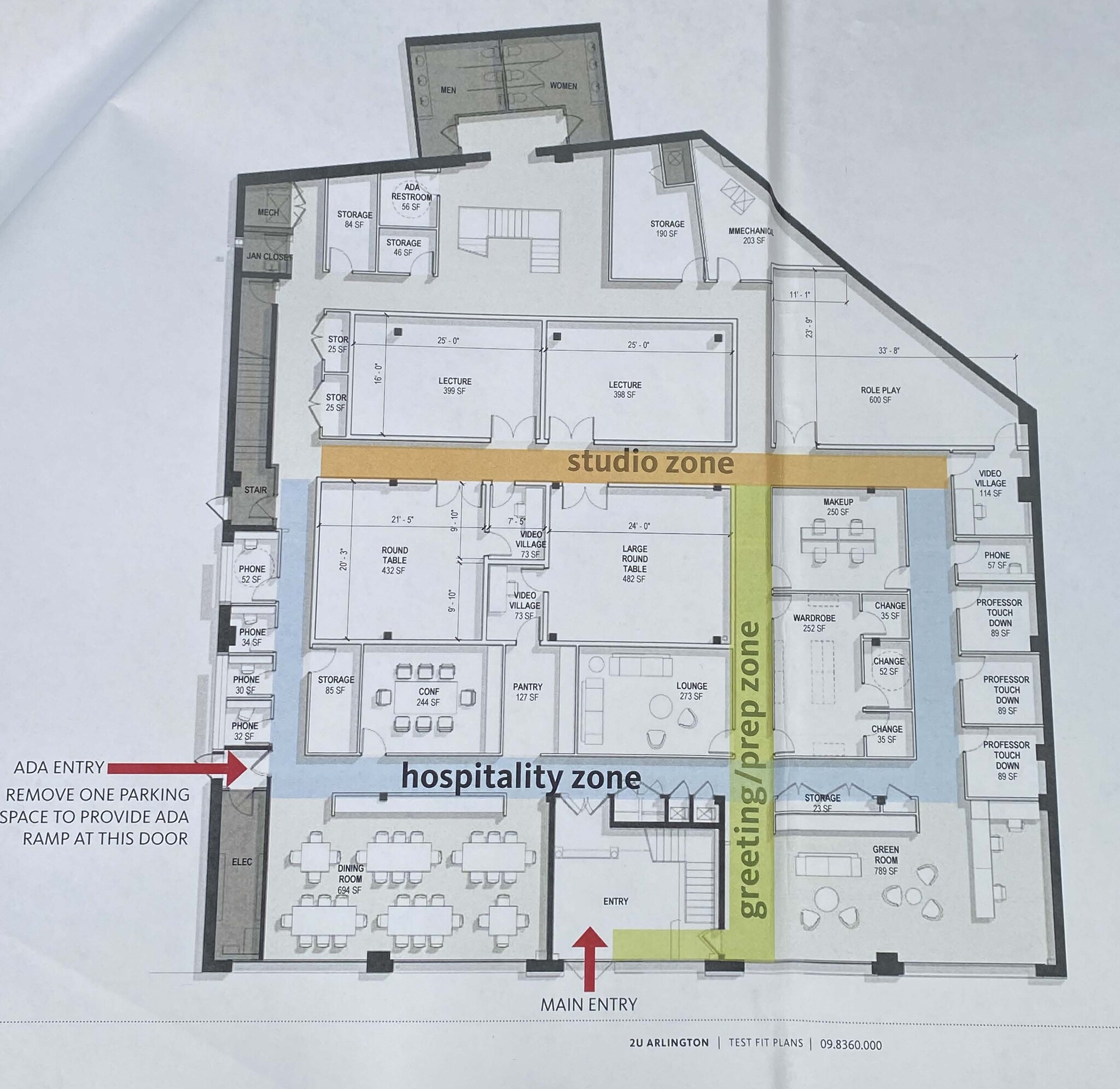 1521 N Danville St, Arlington, VA for lease Floor Plan- Image 1 of 2