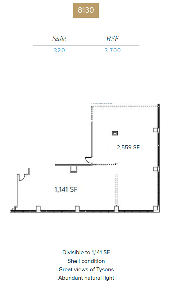 8100 Boone Blvd, Vienna, VA for lease Floor Plan- Image 1 of 1