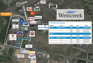 Westcreek - Parcel 1: Lots 1 & 2 - Convenience Store