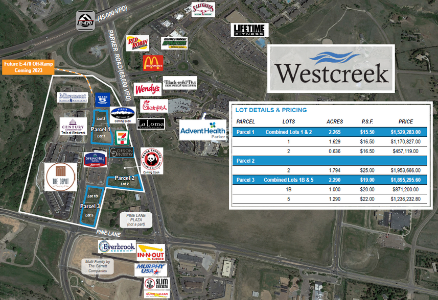 Westcreek - Parcel 1: Lots 1 & 2 portfolio of 2 properties for sale on LoopNet.com - Building Photo - Image 1 of 2