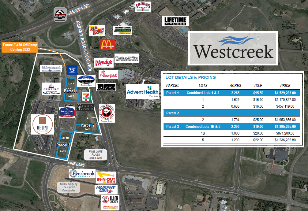 Westcreek - Parcel 1: Lots 1 & 2 portfolio of 2 properties for sale on LoopNet.com Building Photo- Image 1 of 3