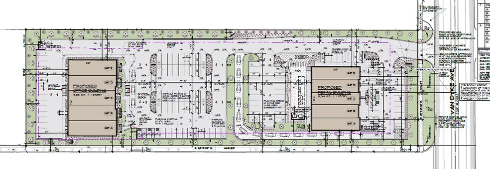 51921 Van Dyke Ave, Utica, MI for lease - Site Plan - Image 2 of 2