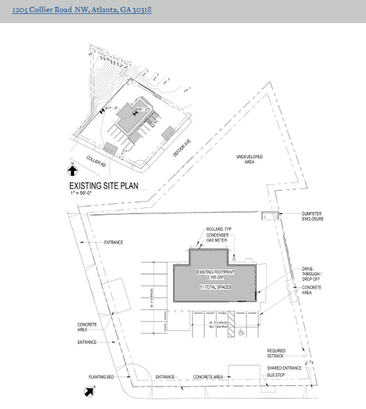 1205 NW Collier Rd, Atlanta, GA for lease - Site Plan - Image 3 of 3