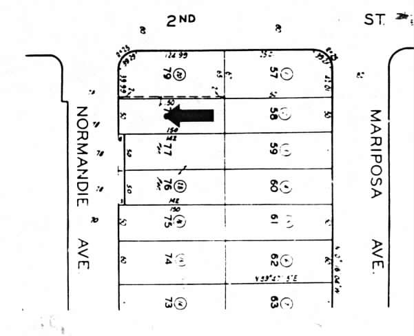 208 S Normandie Ave, Los Angeles, CA for sale - Plat Map - Image 2 of 7
