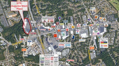 1323-1347 Augusta West Pky, Augusta, GA - AERIAL  map view - Image1