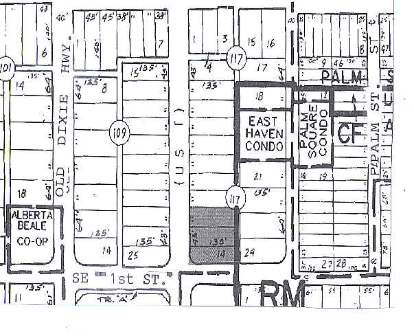 85 SE 6th Ave, Delray Beach, FL for lease - Plat Map - Image 2 of 8