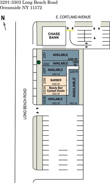 3291-3303 Long Beach Rd, Oceanside, NY for lease - Building Photo - Image 2 of 9