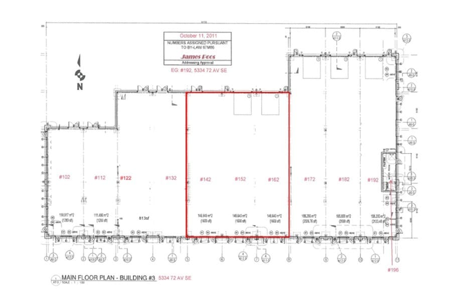 5334 72nd Ave SE, Calgary, AB for lease Floor Plan- Image 1 of 1