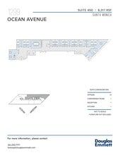1299 Ocean Ave, Santa Monica, CA for lease Floor Plan- Image 1 of 1