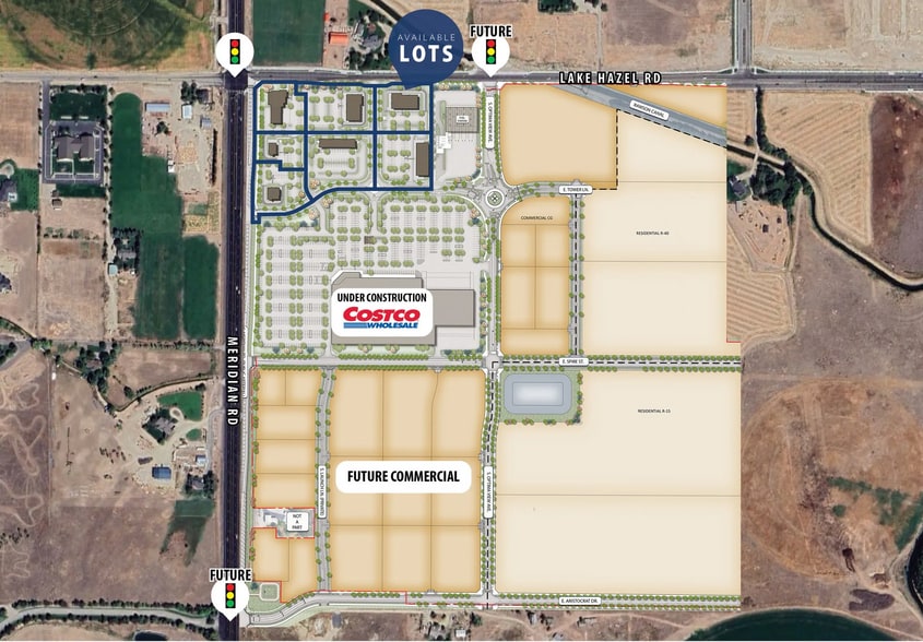 SEC Meridian and Lake Hazel Rd, Meridian, ID for lease - Building Photo - Image 2 of 6