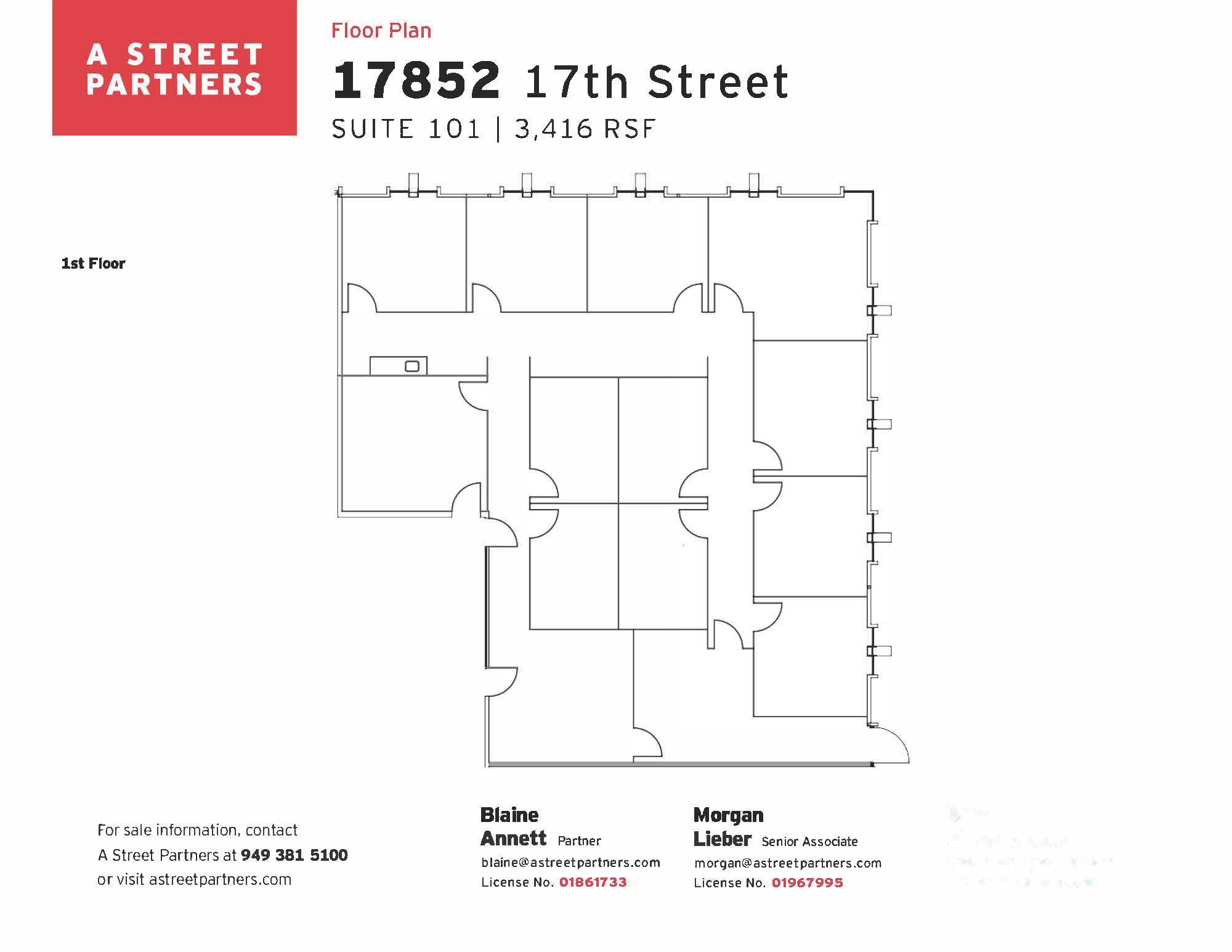 17852 E 17th St, Tustin, CA for lease Floor Plan- Image 1 of 1