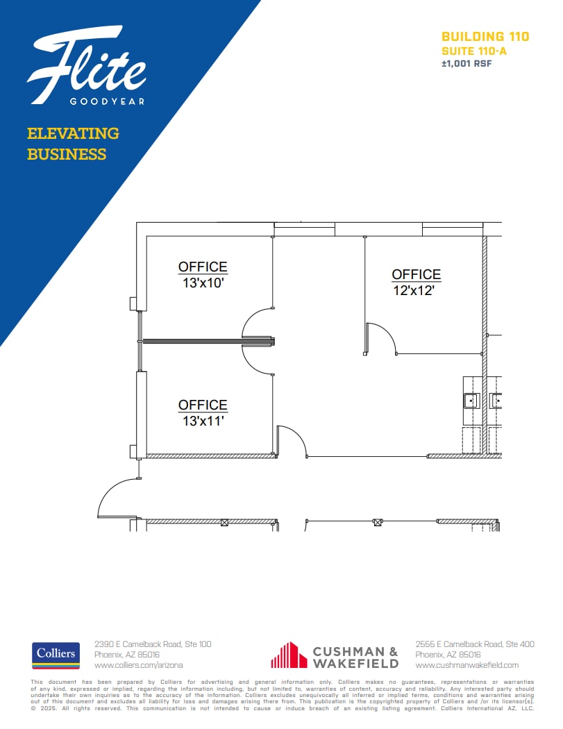 1300 S Litchfield Rd, Goodyear, AZ for lease Floor Plan- Image 1 of 1