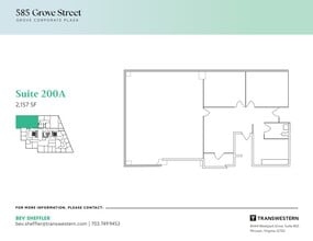 555 Grove St, Herndon, VA for lease Floor Plan- Image 1 of 2