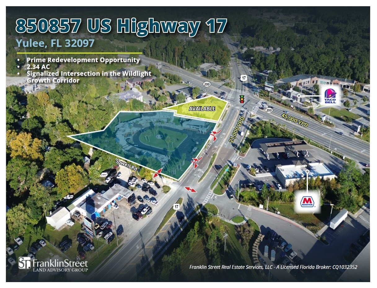 850857 US Highway 17, Yulee, FL for sale Primary Photo- Image 1 of 6