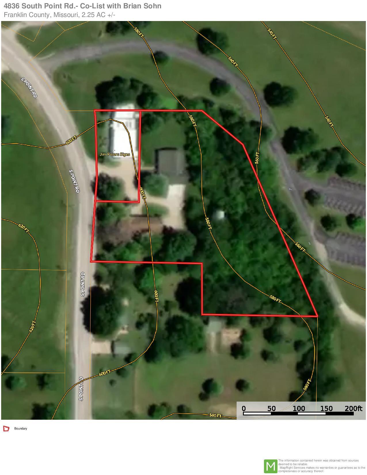 4836 South Point Rd, Washington, MO for sale Aerial- Image 1 of 1