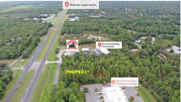 7929 S Suncoast Blvd, Homosassa, FL for sale - Aerial - Image 2 of 14