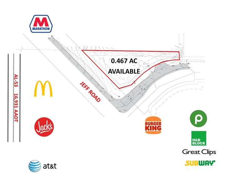 0 Jeff Rd, Harvest, AL for sale - Site Plan - Image 1 of 1