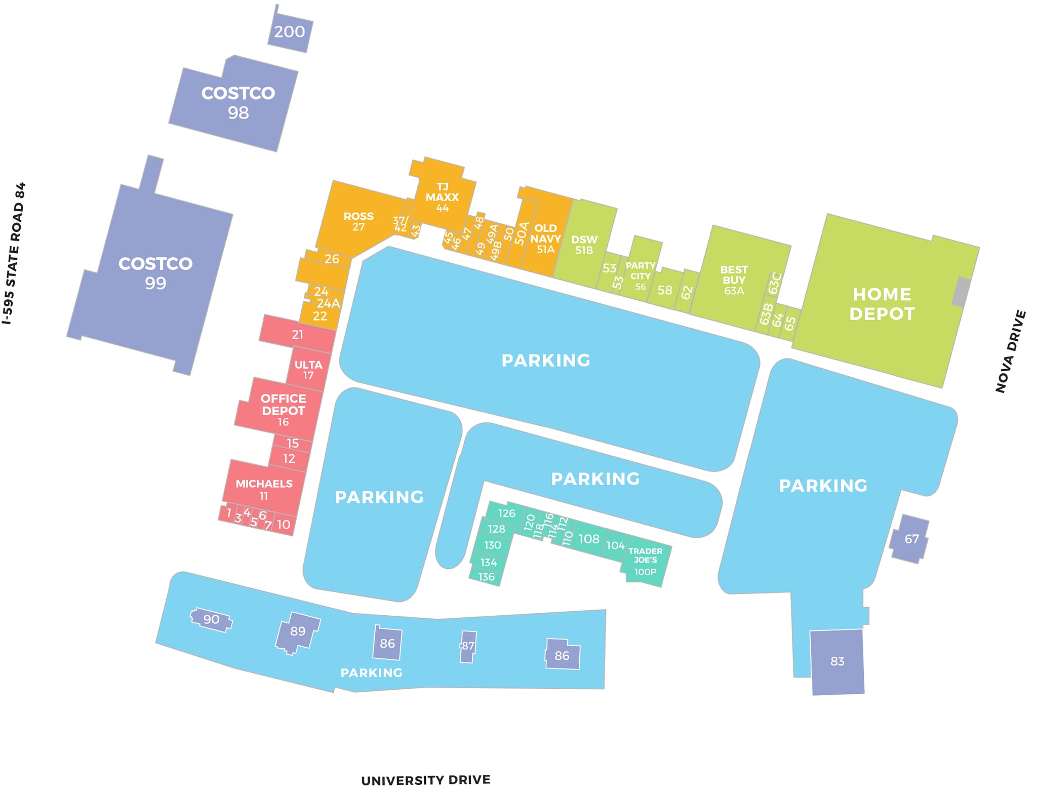 1902-2224 S University Dr, Davie, FL for lease Site Plan- Image 1 of 1