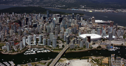 1030-1040 Denman St, Vancouver, BC - aerial  map view