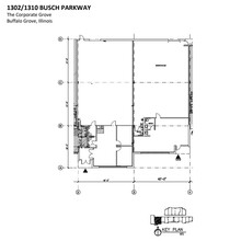 1300-1398 Busch Pky, Buffalo Grove, IL for lease Floor Plan- Image 1 of 1