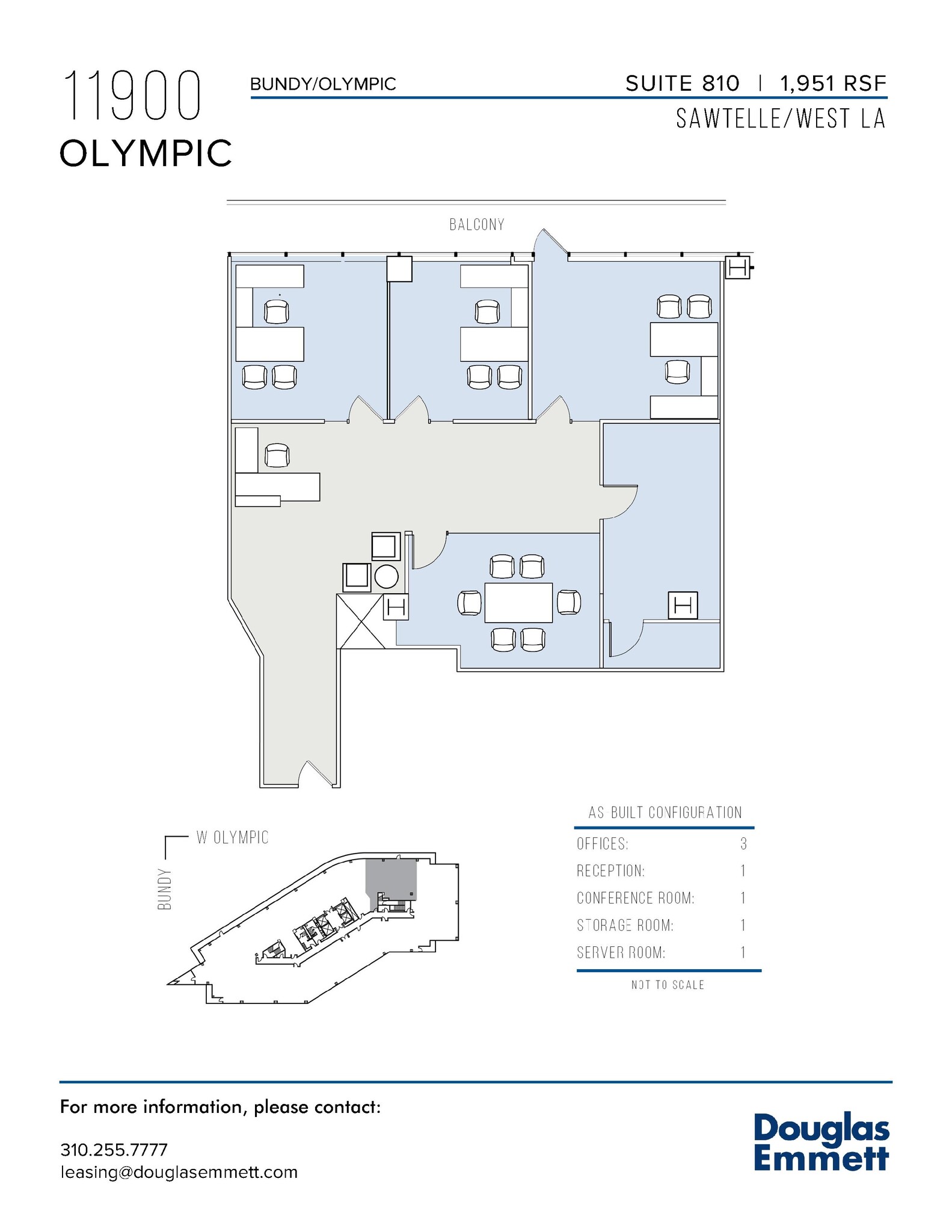 11900 W Olympic Blvd, Los Angeles, CA for lease Floor Plan- Image 1 of 1