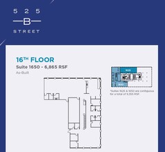 525 B St, San Diego, CA for lease Floor Plan- Image 1 of 2