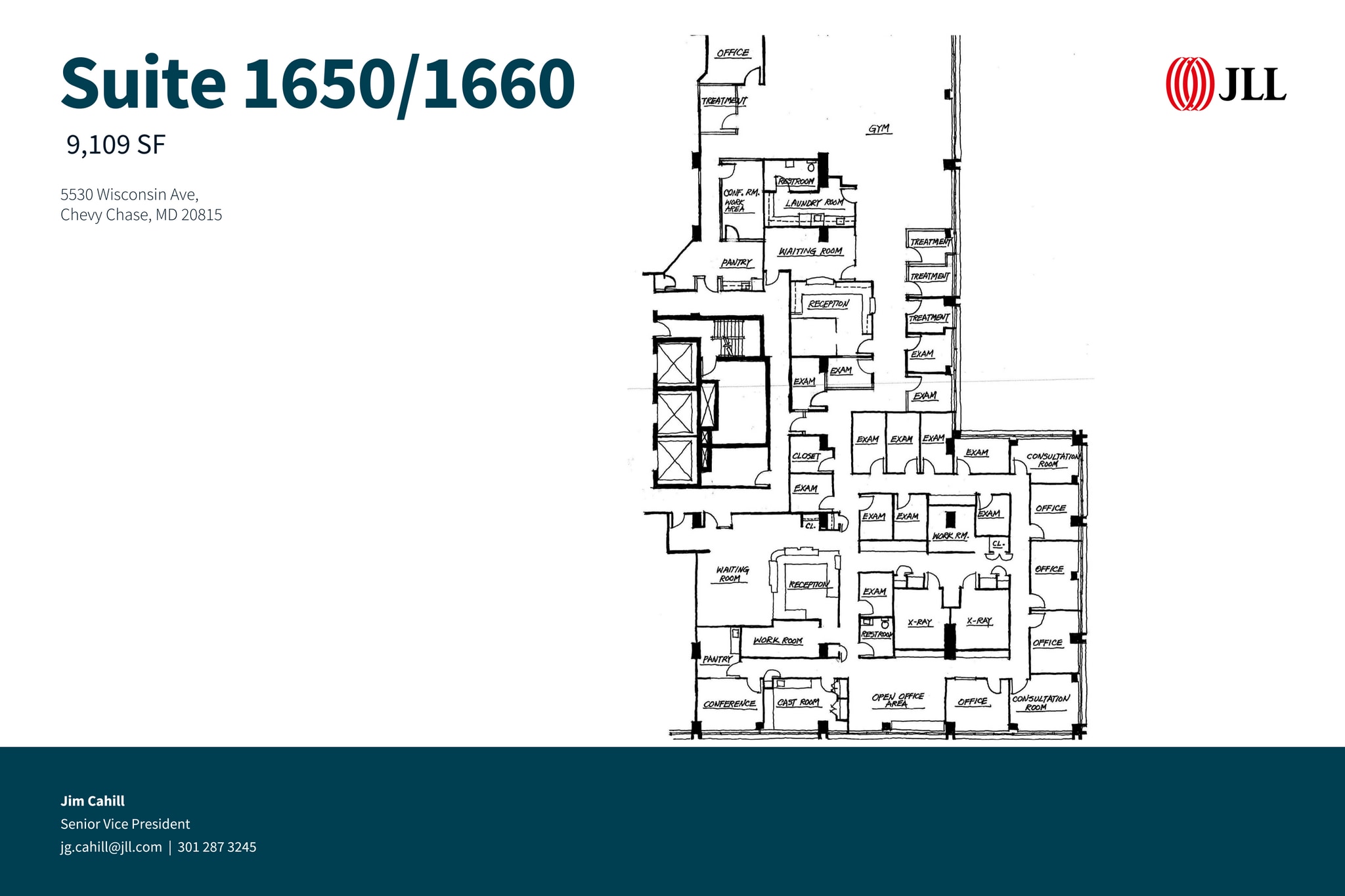 5530 Wisconsin Ave, Chevy Chase, MD for lease Floor Plan- Image 1 of 1