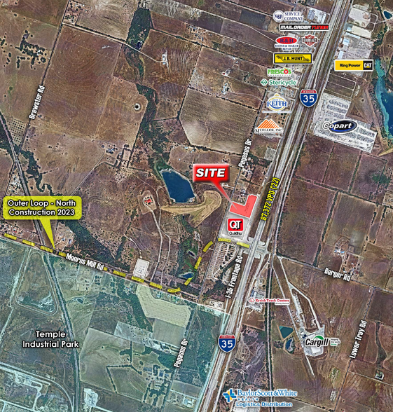 NWC of IH-35 and Hart Road, Temple, TX for sale - Primary Photo - Image 1 of 3