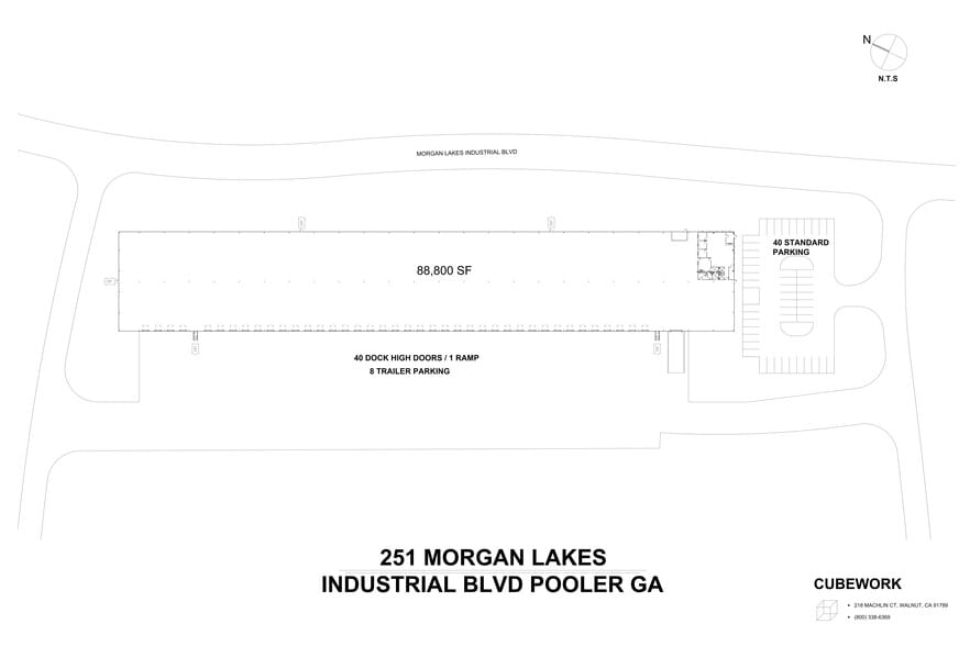251 Morgan Lakes Industrial Blvd, Pooler, GA for lease - Site Plan - Image 1 of 37