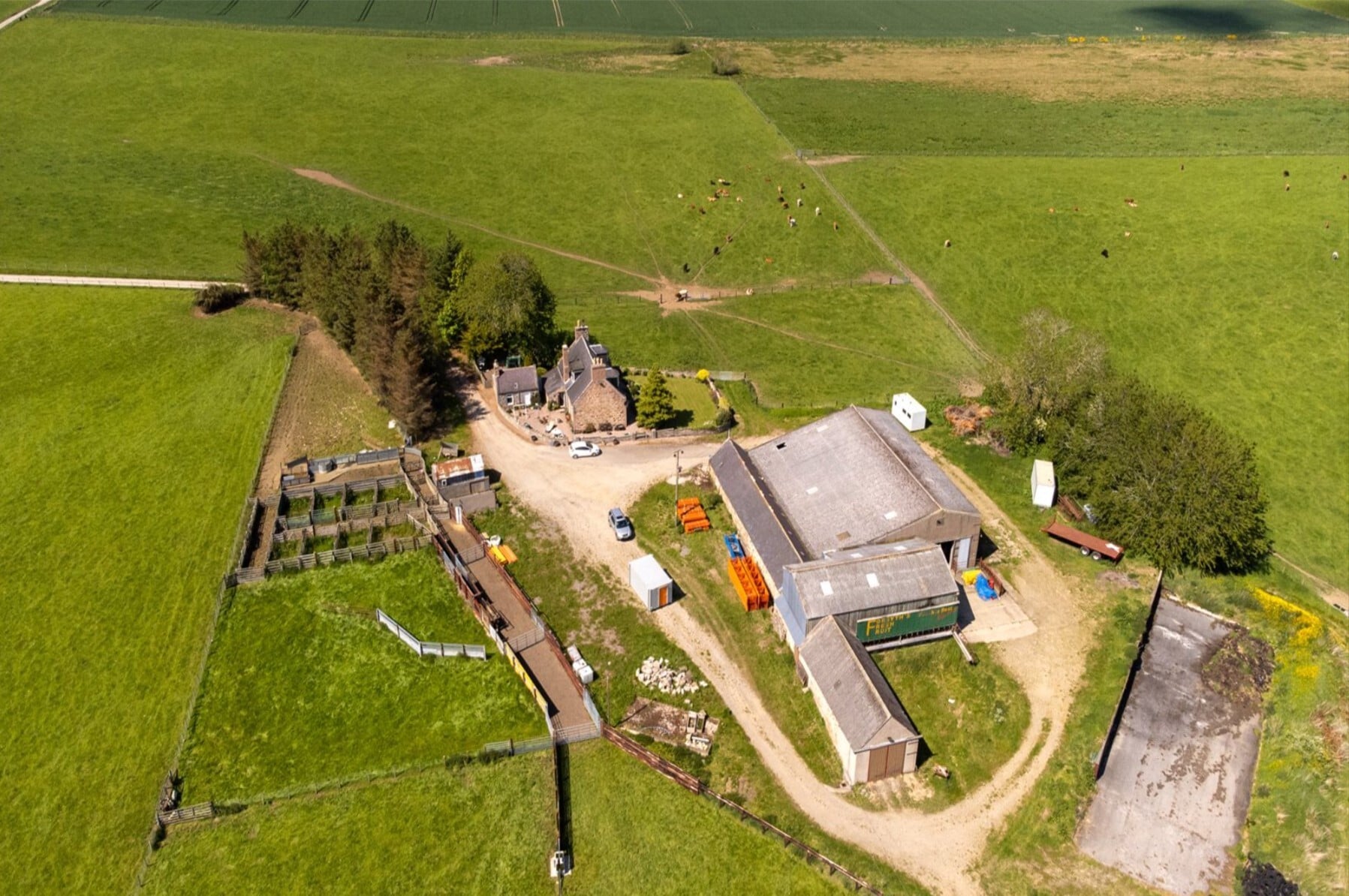 Lot 2 Muir Of Fowlis, Alford for sale Aerial- Image 1 of 1