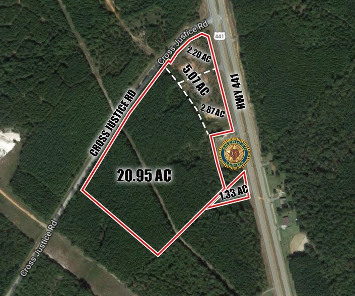 Hwy 441 & Cross Justice Rd, Irwinton, GA 31042